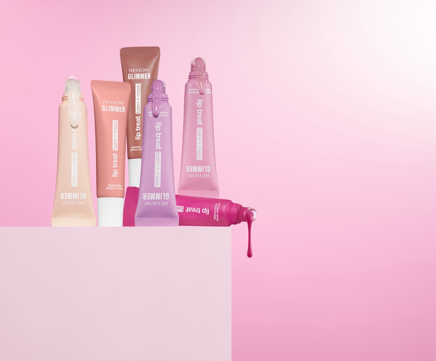 Revlon Glimmer Lip Treat Balm + Mask collection