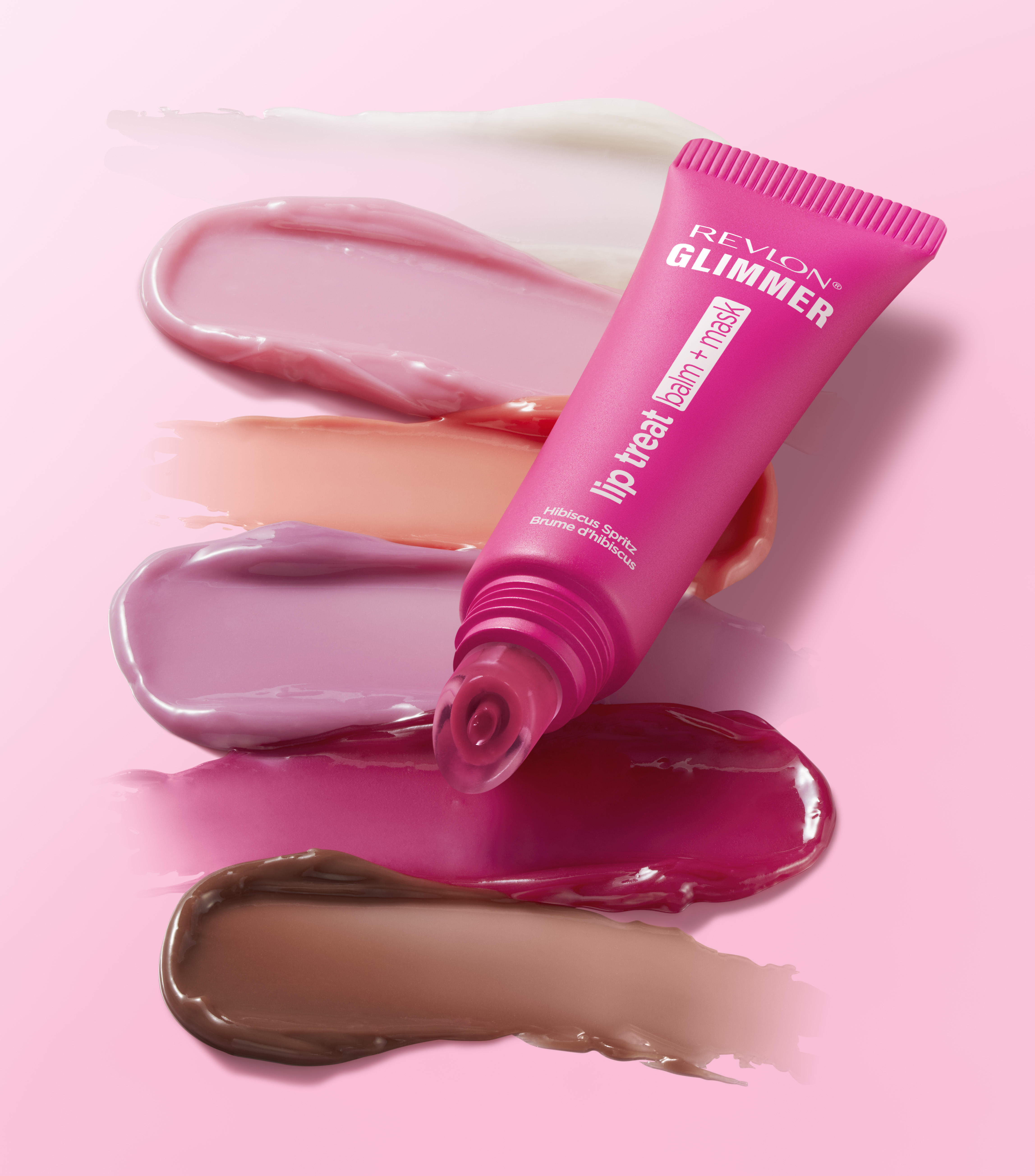 Revlon Glimmer Lip Treat Balm + Mask in Hibiscus Spritz