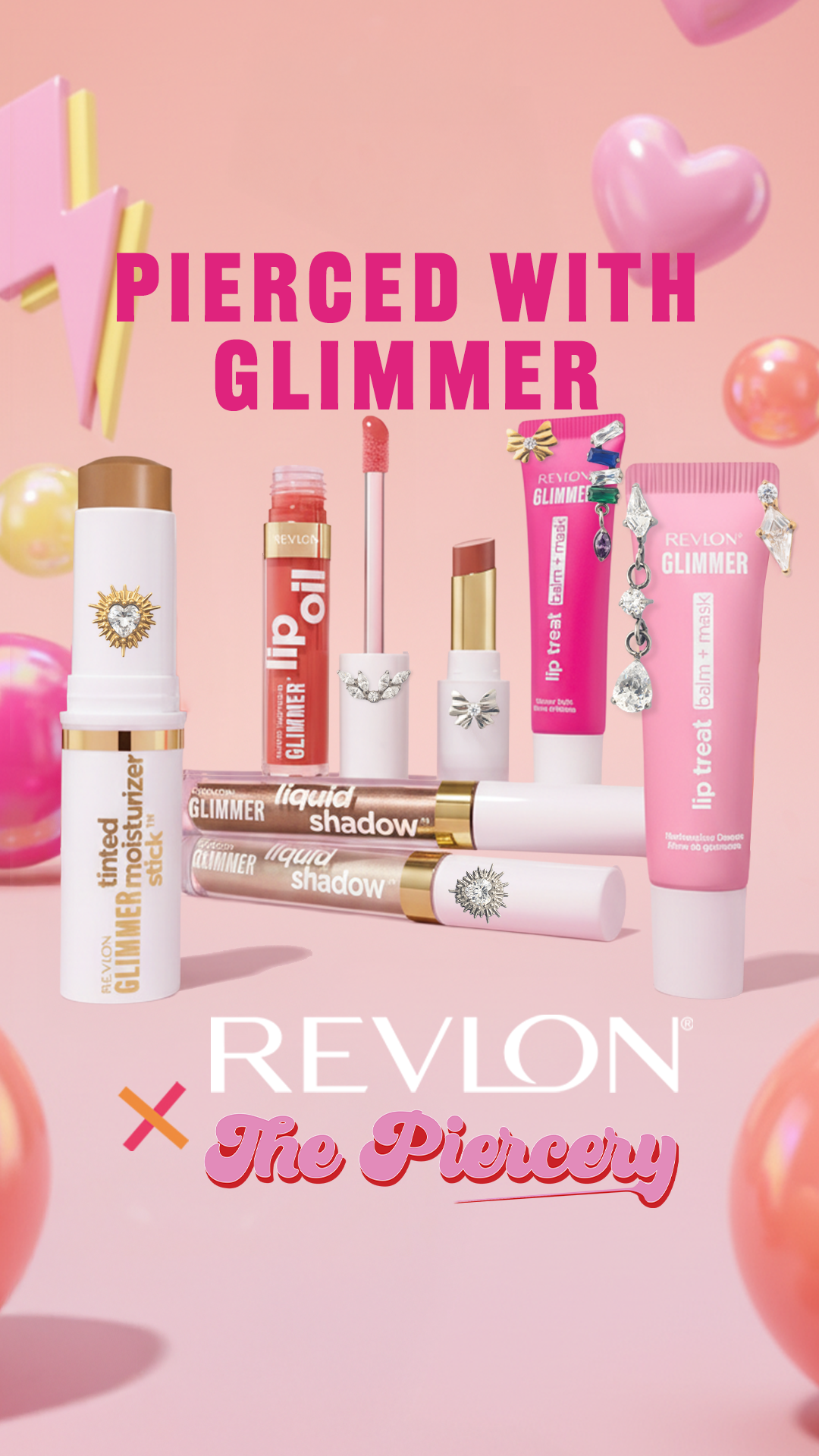 Pierced with Glimmer — Revlon x The Piercery
